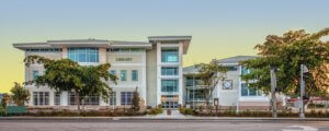 The Fort Myers Beach Public Library Building.