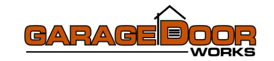 Logo for Garage Door Works.